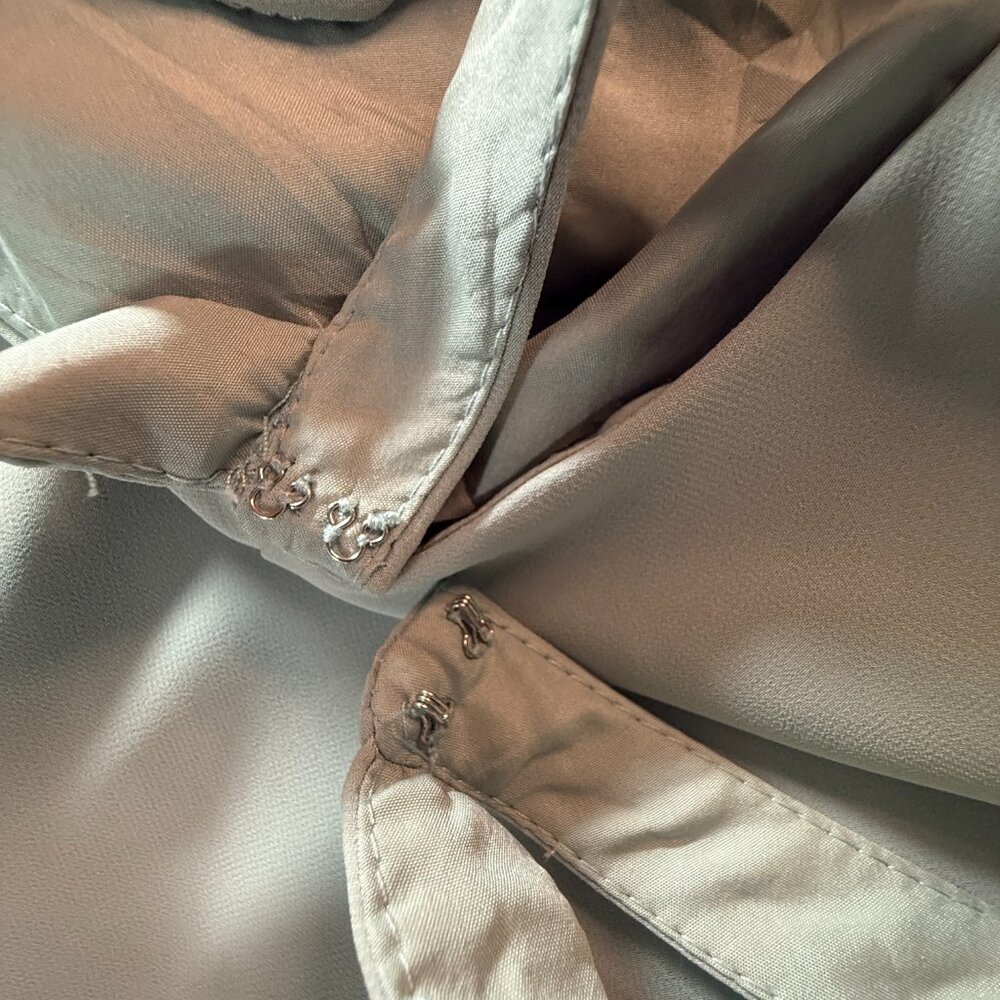 ๐Azazie Elegant Prom - Formal Chiffon Princess Halter Open Back Gown Long Slit - Picture 12 of 16